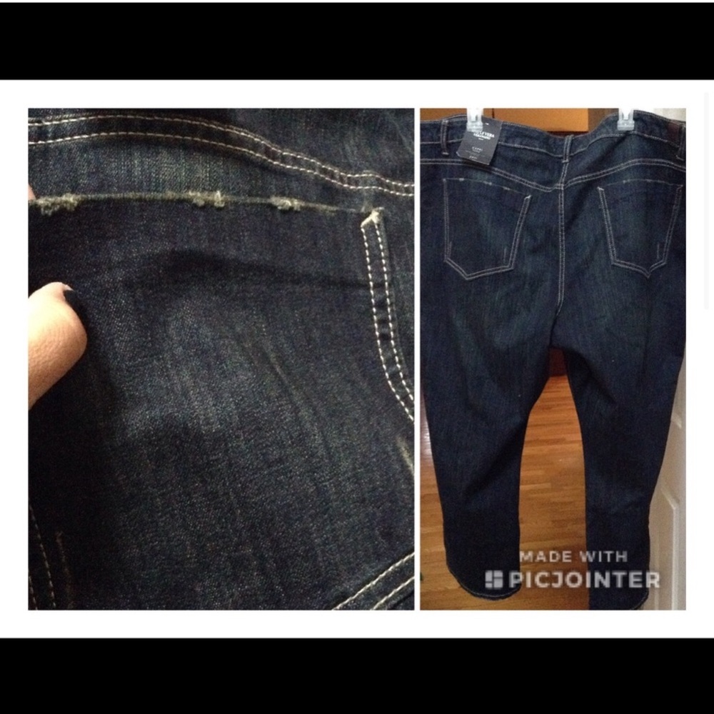 NWT Simply Vera Vera Wang plus size jeans 👖 24W - Picture 3 of 11